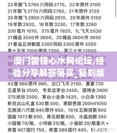 澳门雷锋心水网论坛,经验分享解答落实_复刻版7.839