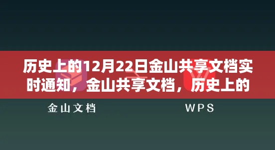 历史上的12月22日金山共享文档重塑界限，实时通知引领文档共享新时代