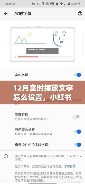 小红书独家揭秘,轻松掌握视频制作新技巧——12月实时播放文字设置全攻略!