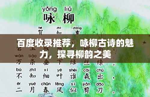 百度收录推荐,咏柳古诗的魅力,探寻柳韵之美